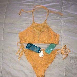 Yellow h&m bikini